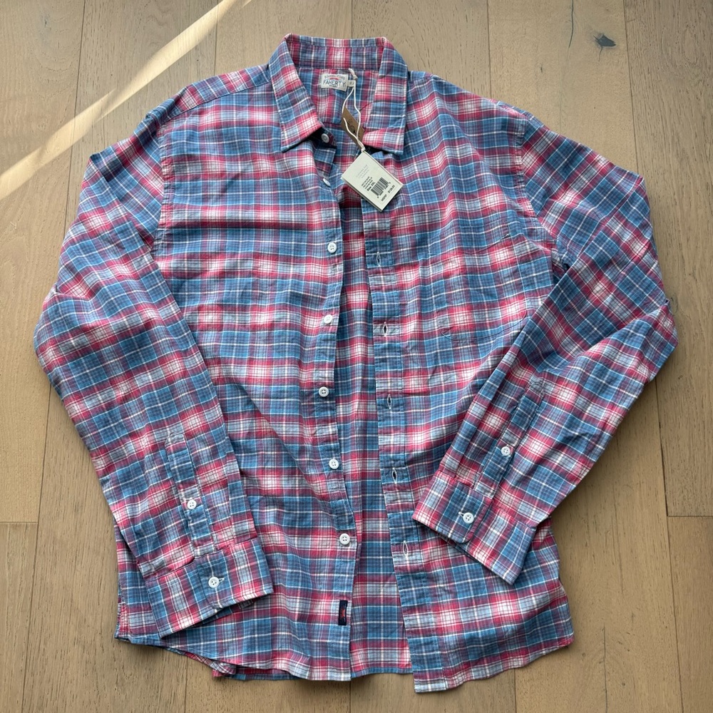 Men’s Faherty Ventura Plaid Shirt *NWT*